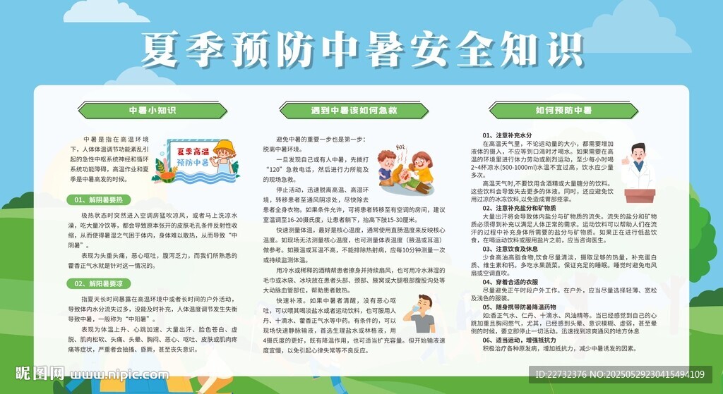 預防中暑安全知識