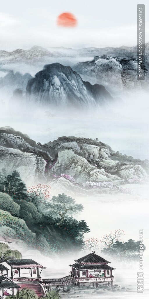 高檔 高清玄關新畫 TIF分層