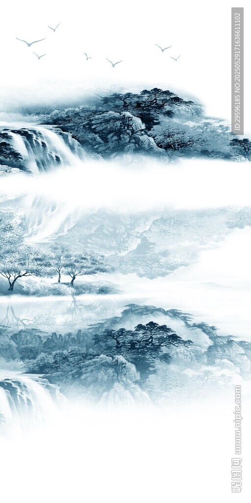 別墅 意境玄關(guān)新畫(huà) TIF分層