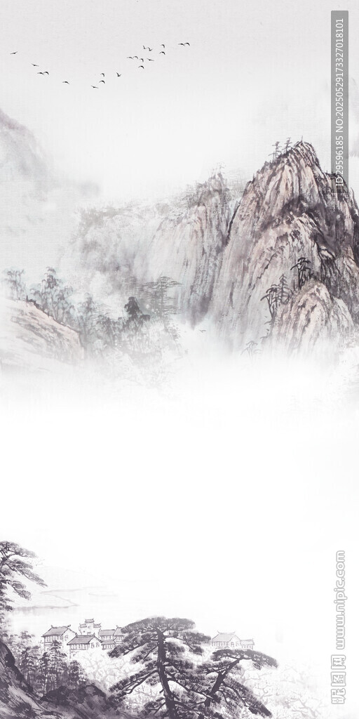 現(xiàn)代 意境玄關(guān)新畫 TIF分層