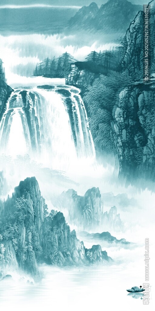 簡(jiǎn)約 意境玄關(guān)新畫 TIF分層