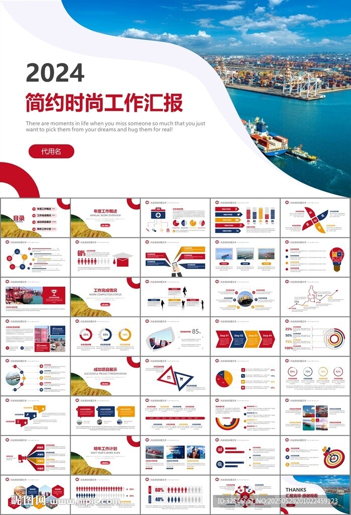 港口碼頭海運物流進出口總結計劃