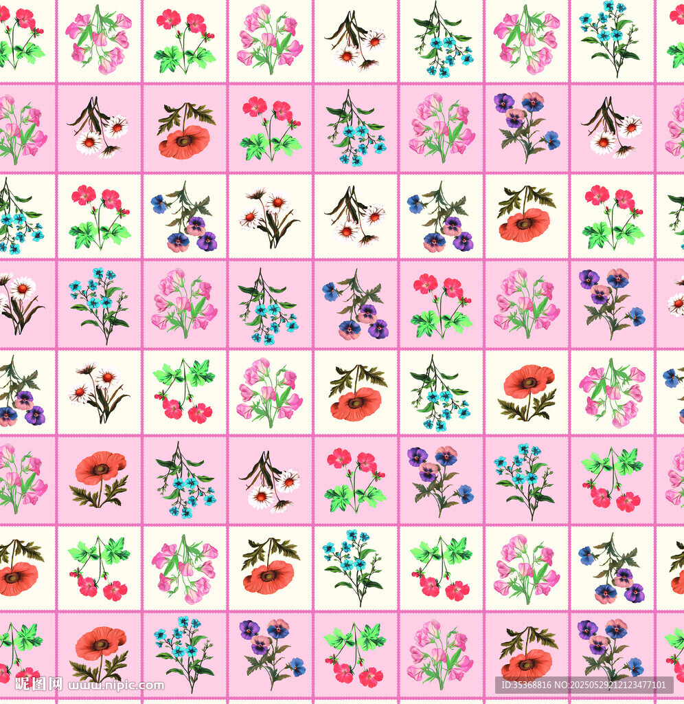 花卉 數碼印花