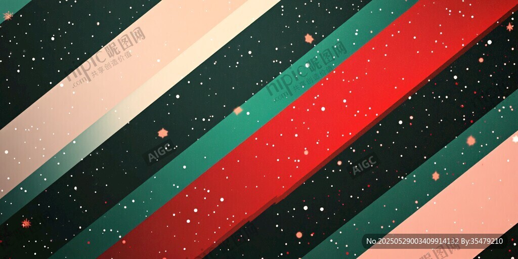 彩色斜紋條紋星空背景圖