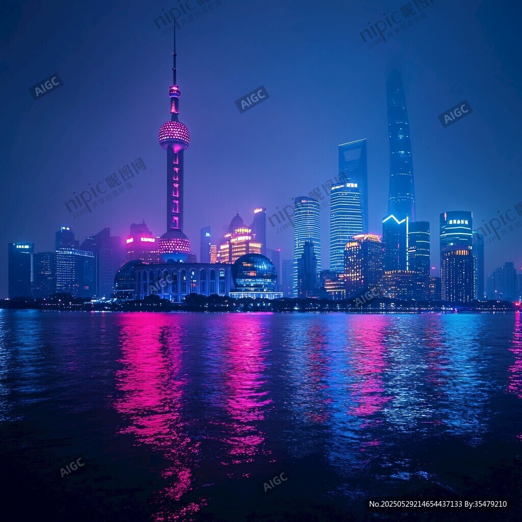上海外灘璀璨夜景