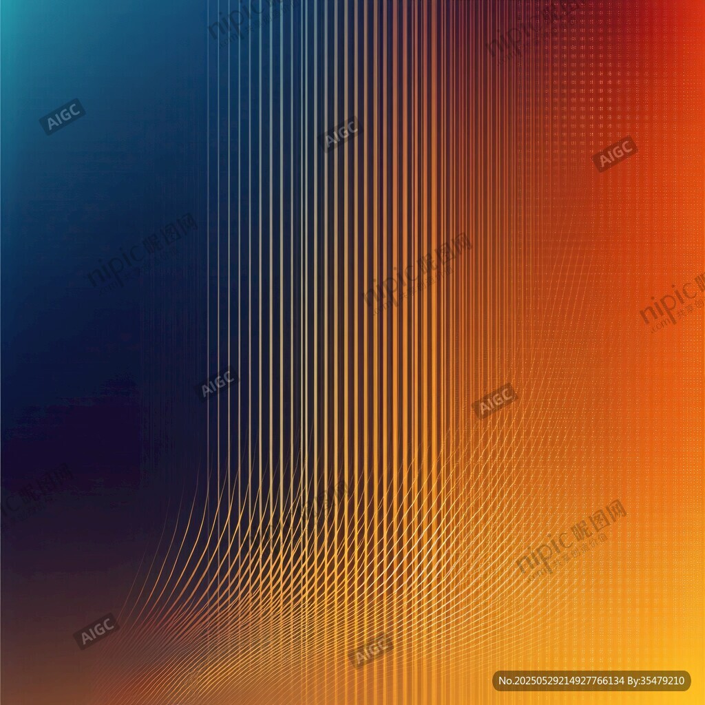漸變線條科技風背景圖