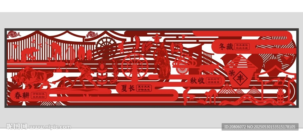 農耕小品 雕塑