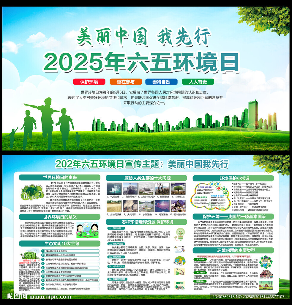 2025世界環(huán)境日宣傳欄