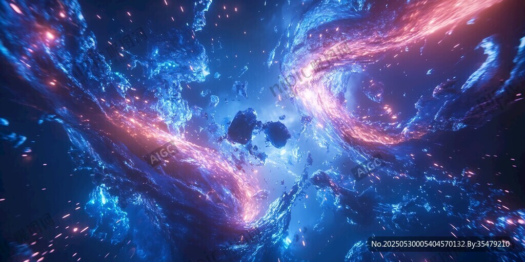 夢幻宇宙星云奇幻景象