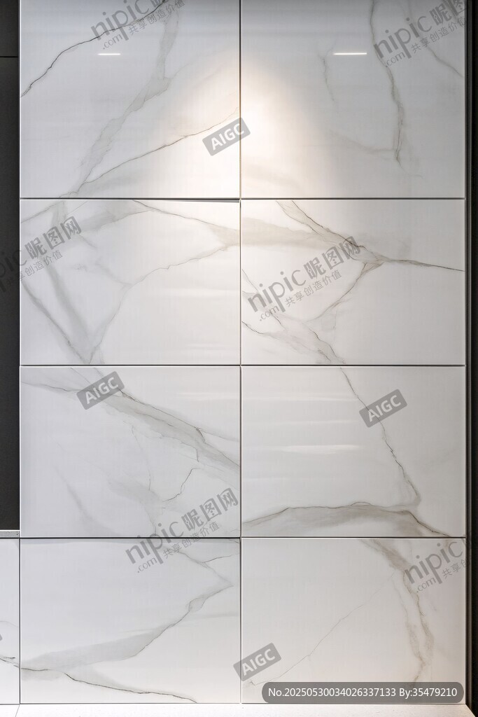 白色大理石紋理墻面瓷磚