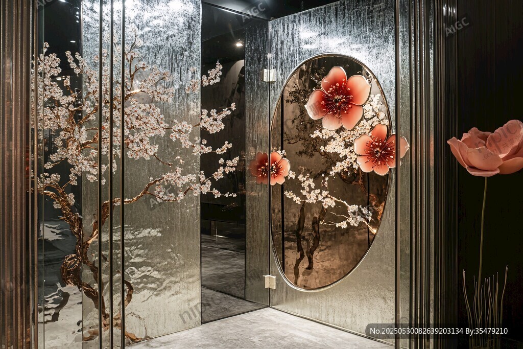 中式雕花玻璃門(mén)藝術(shù)之美
