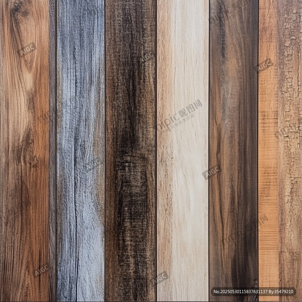 多樣木紋紋理拼接展示