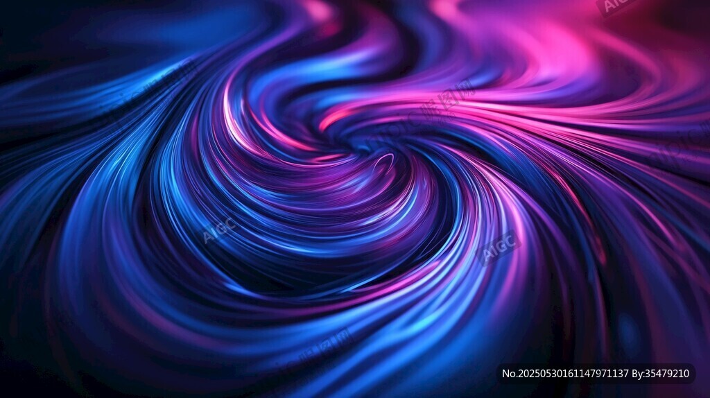 夢幻炫彩流體漩渦背景