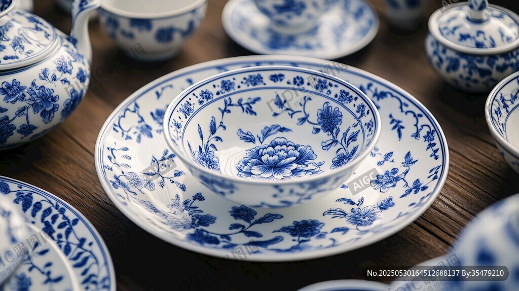青花茶具 古韻典雅中式風(fēng)