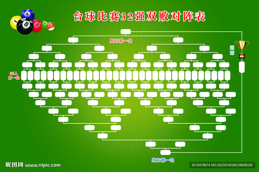 臺(tái)球32強(qiáng)比賽表