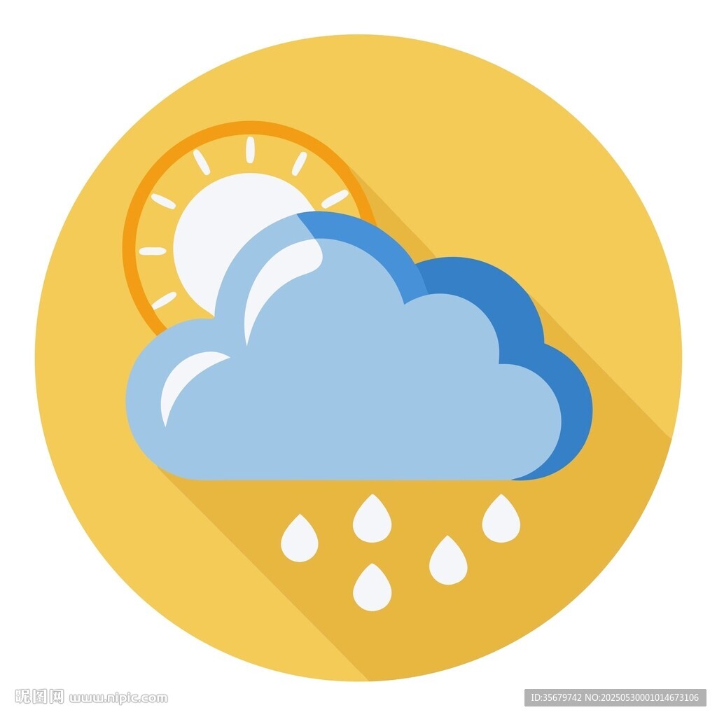 多云轉雨天氣圖標