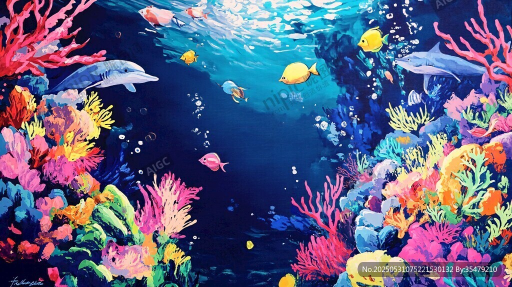 夢幻海底世界的多彩景觀