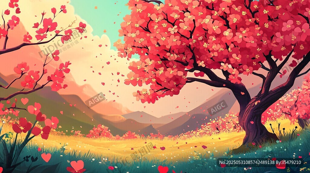 春日繁花爛漫的詩(shī)意風(fēng)景