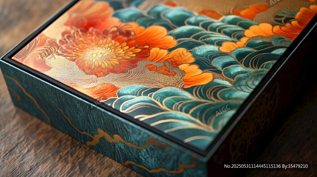 中式花紋精美禮品盒