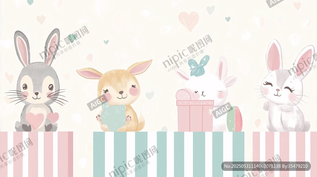 可愛(ài)萌兔集合啦