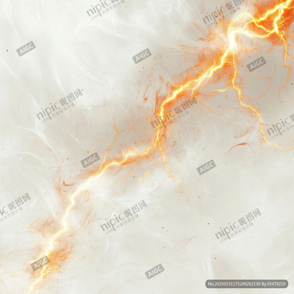 炫彩閃電紋理背景圖