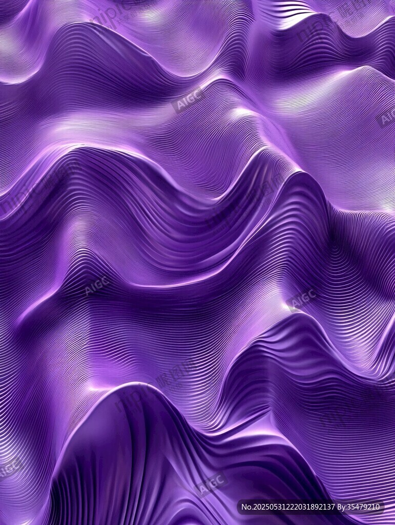 夢幻紫色波浪紋理背景