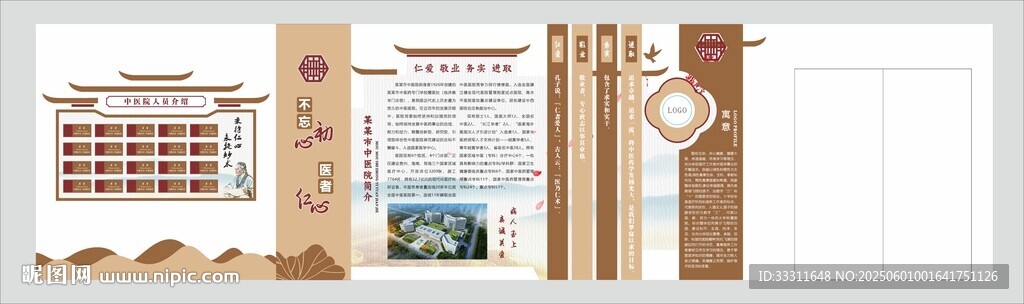中醫院介紹 人員介紹 文化墻