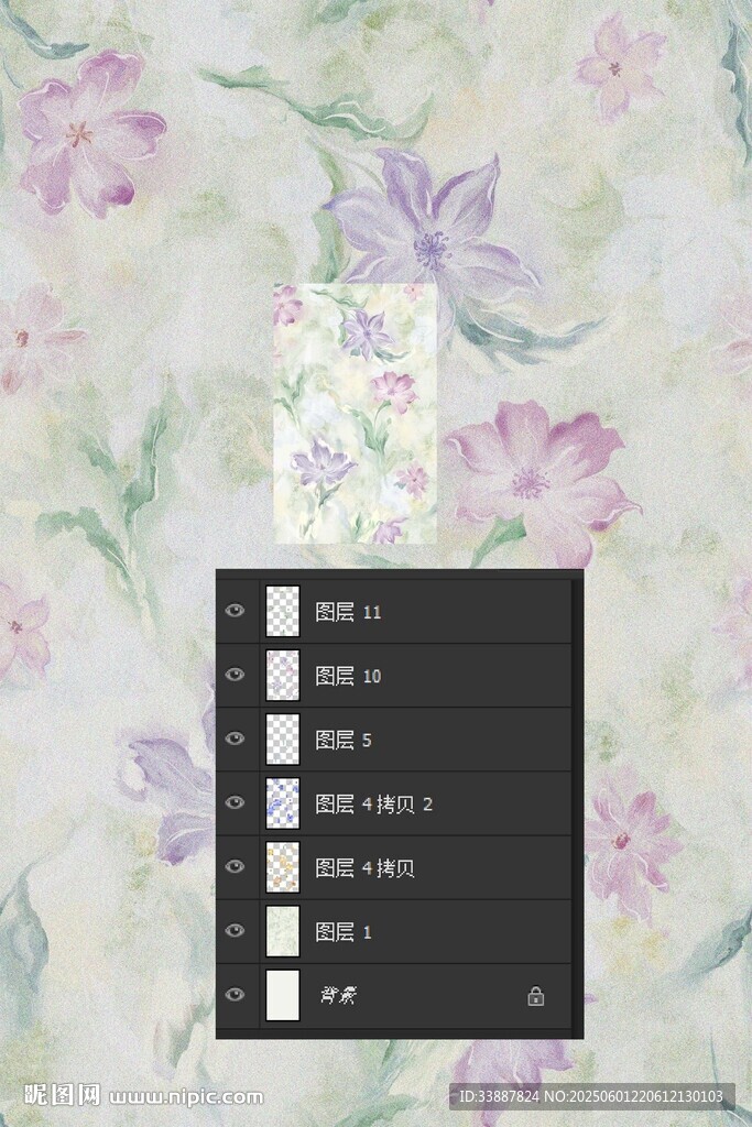 手繪花