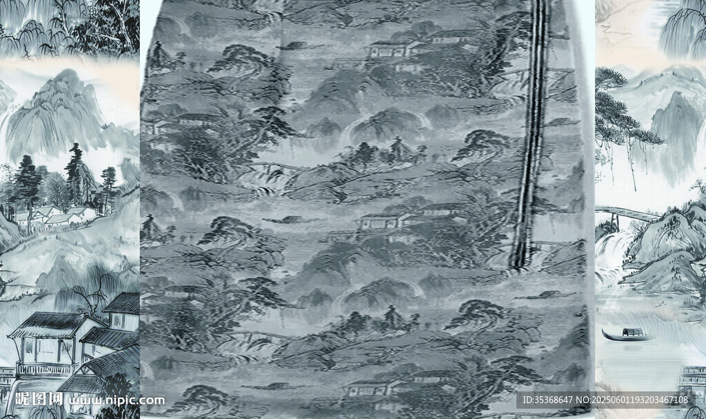 水墨山水風(fēng)景圖