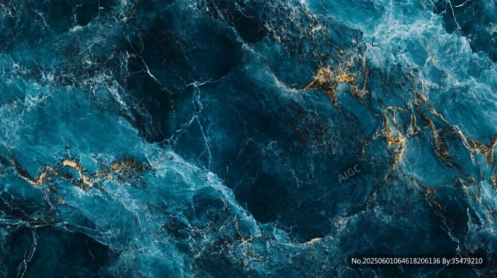 藍金大理石紋理背景