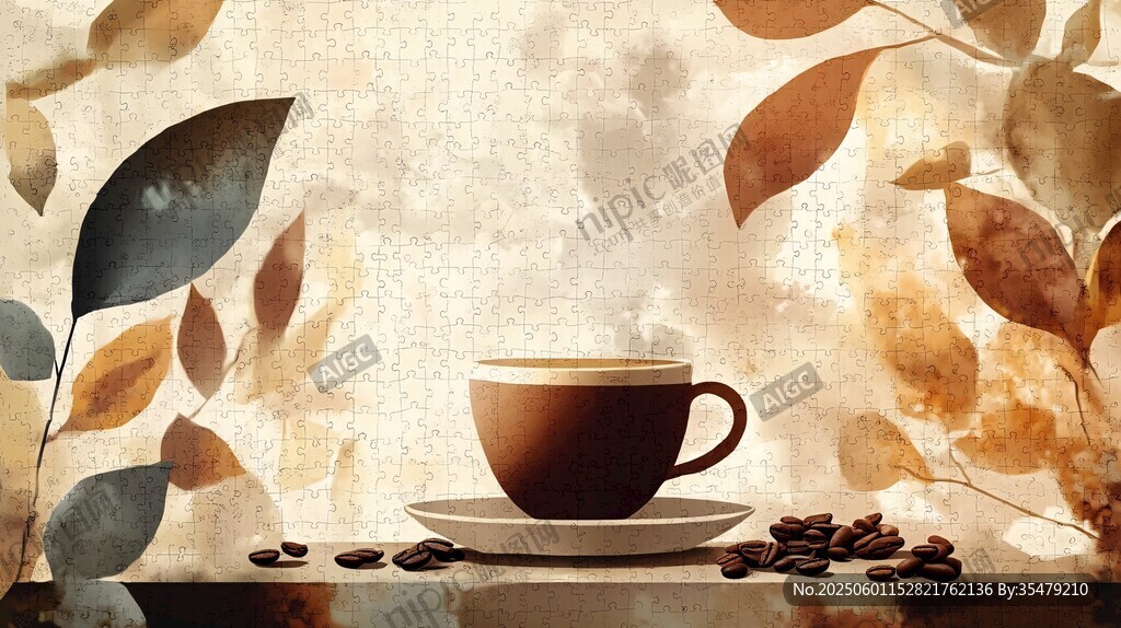 秋日咖啡時(shí)光 溫馨氛圍