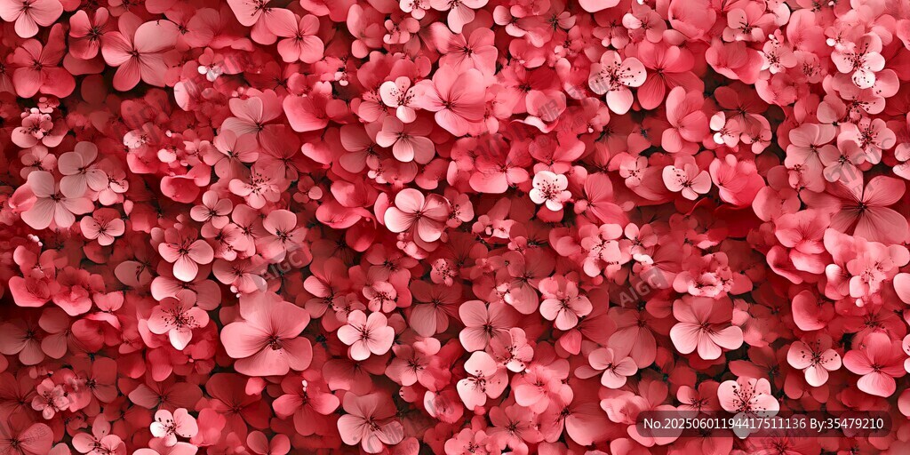 粉紅繁花背景圖