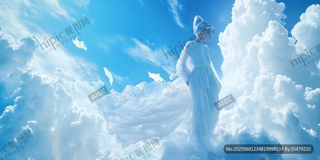 云端仙子 夢(mèng)幻飄逸之境