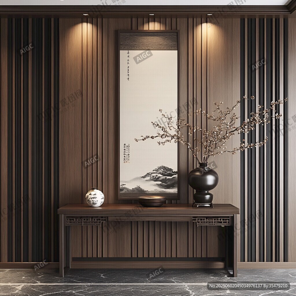 新中式玄關(guān) 雅致禪意氛圍