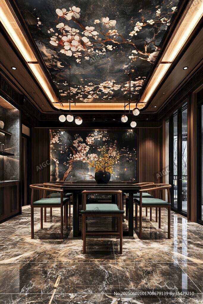 中式典雅餐廳空間設計