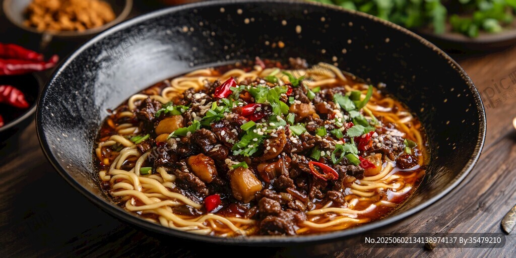 香濃牛肉拉面誘人美食