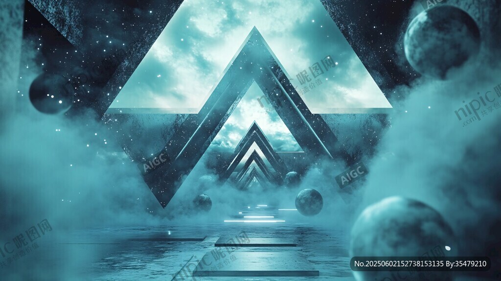 科幻宇宙中的神秘三角通道