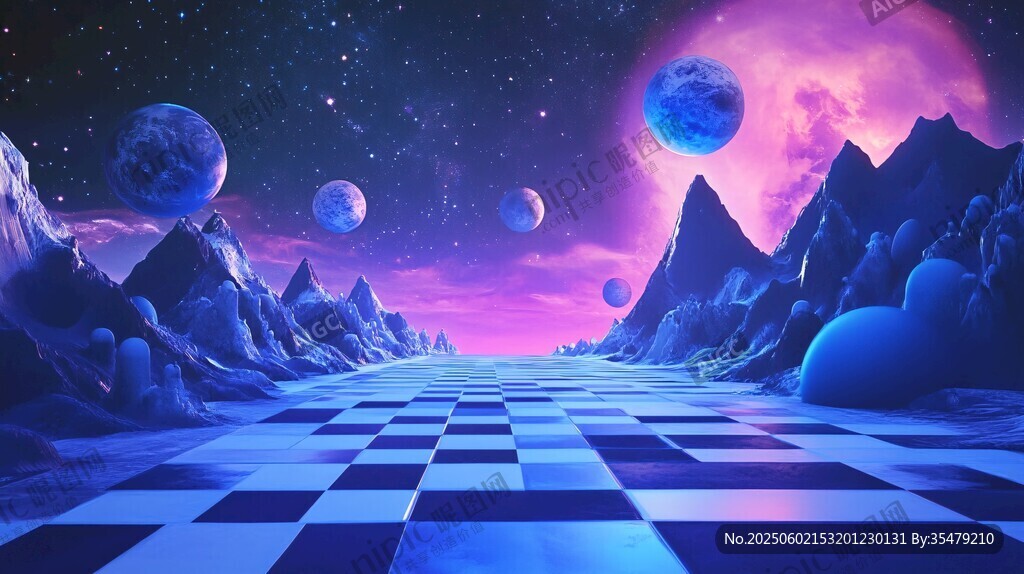 夢幻星際棋盤景觀