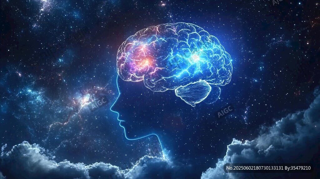 夢(mèng)幻星空下的大腦與思維