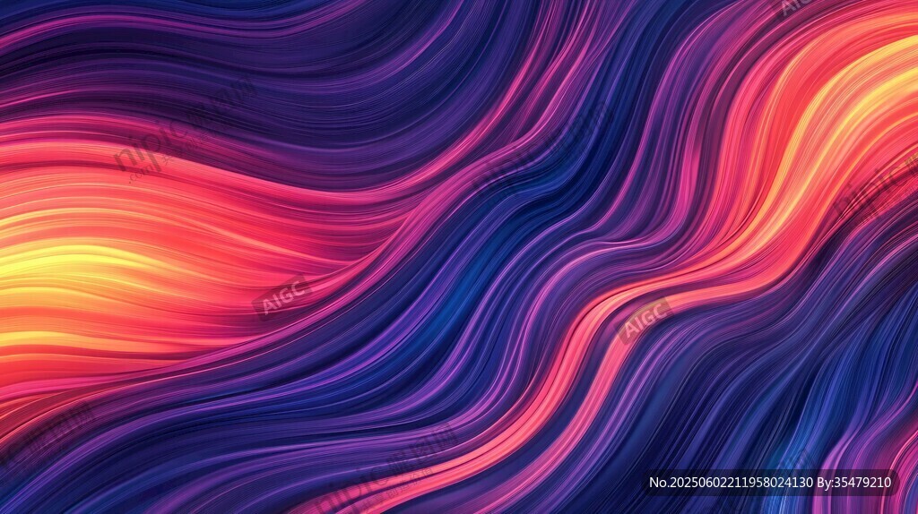 絢麗動(dòng)感流體漸變背景圖