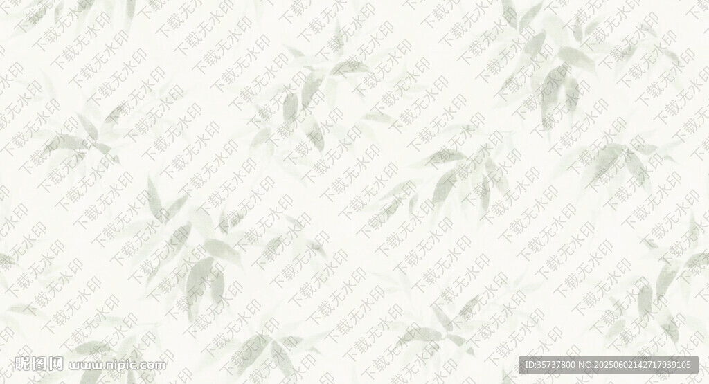 淡雅竹葉紋理背景圖
