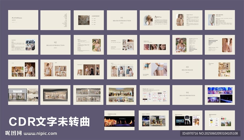 內衣畫冊 招商手冊