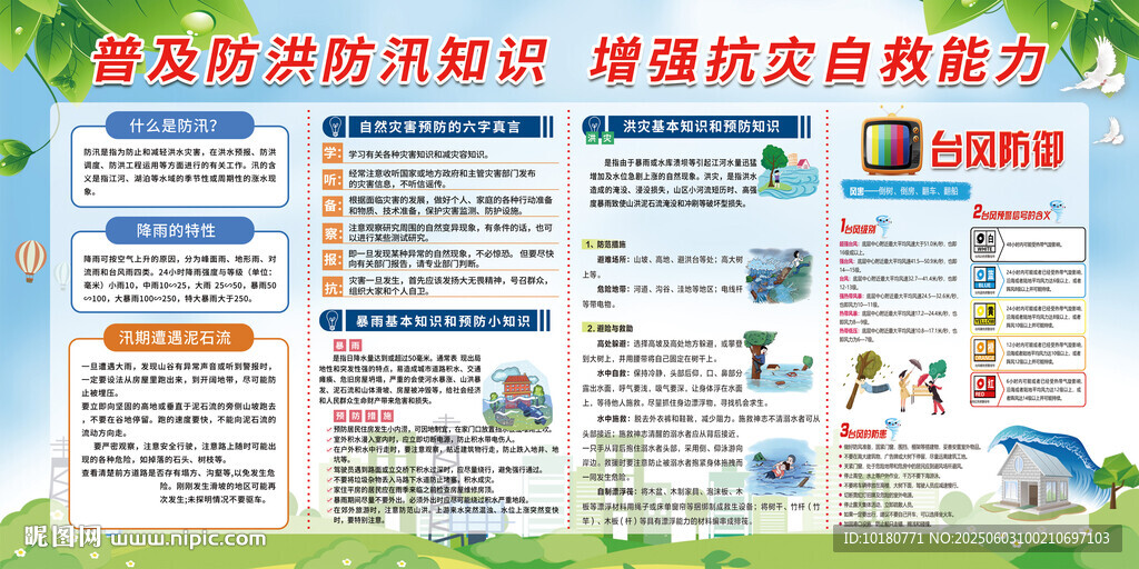 防洪防汛宣傳欄