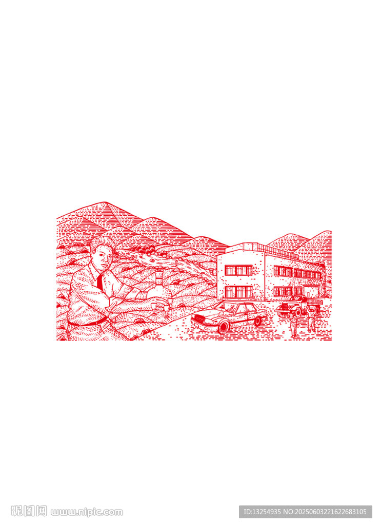 釀酒圖 白酒插畫