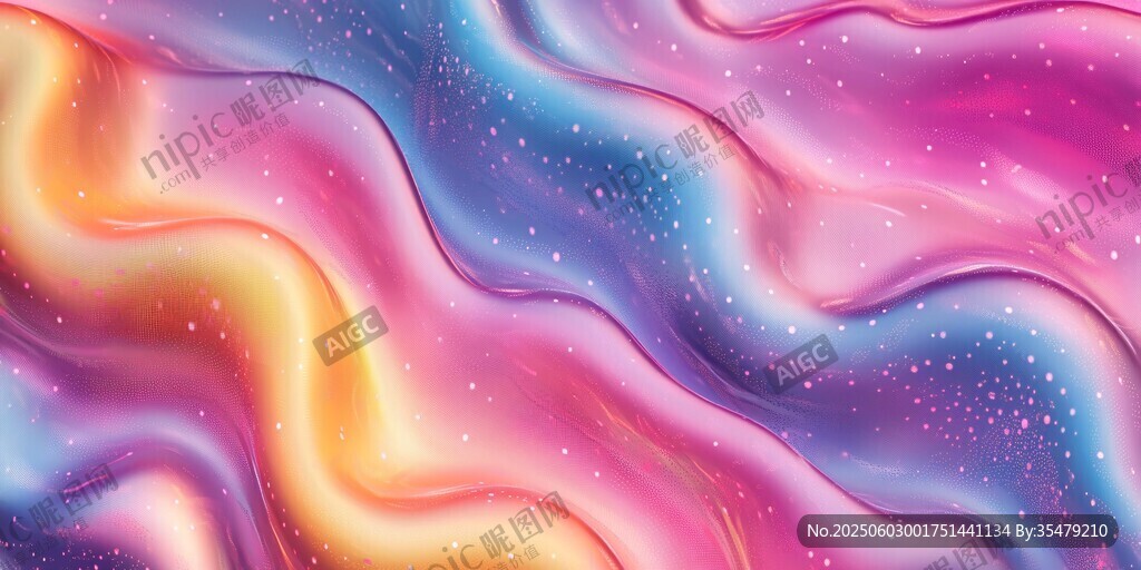 夢幻流體漸變炫彩背景圖