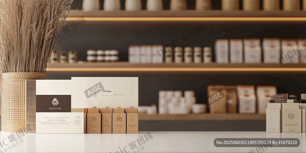 簡約風香薰產品陳列展示