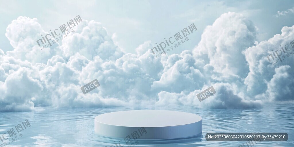 云端展示臺 空靈夢幻場景