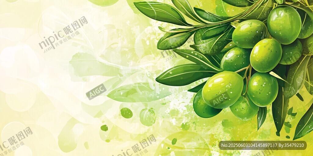翠綠橄欖枝 清新自然風(fēng)