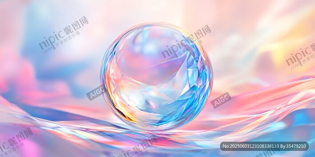 夢幻炫彩水晶球