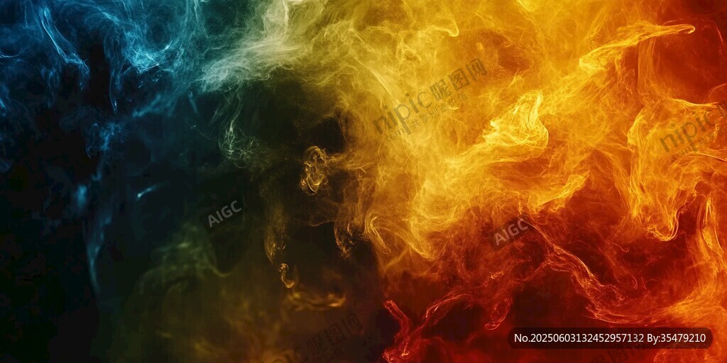 炫彩夢幻煙霧背景特效